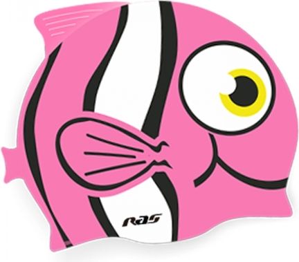 Dětská plavecká čepice RAS rybka růžová - obrázek 1
