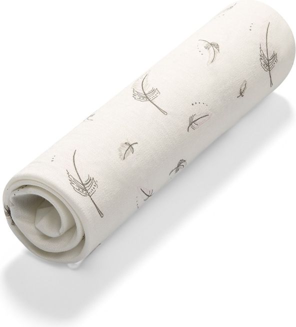 Bambusové prostěradlo do kočárku BabyOno FEATHERS sada 2ks - obrázek 2
