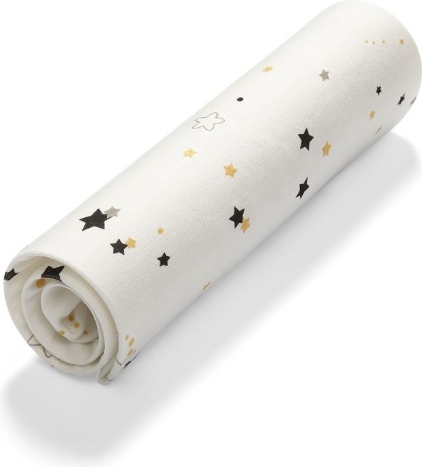 Bambusové prostěradlo do kočárku BabyOno STARDUST sada 2ks - obrázek 2