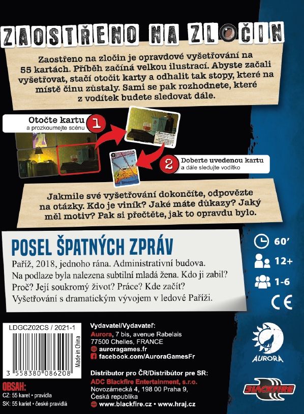 ADC Blackfire CZ Zaostřeno na zločin - Posel špatných zpráv - obrázek 2