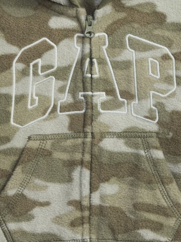 Logo Mikina dětská GAP | Zelená | Chlapecké | 3-6 měsíců - obrázek 3