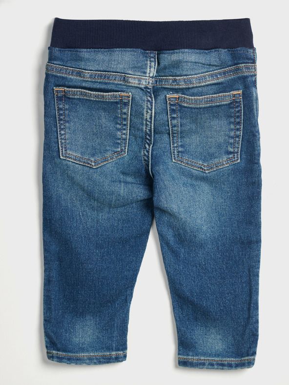 Jeans dětské GAP | Modrá | Chlapecké | 6-12 měsíců - obrázek 2