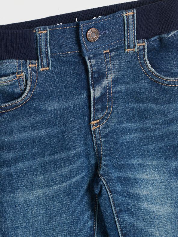 Jeans dětské GAP | Modrá | Chlapecké | 6-12 měsíců - obrázek 3
