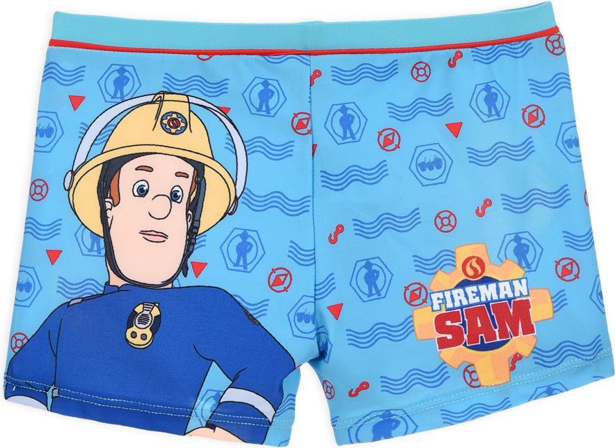 Chlapecké plavky FIREMAN SAM BEACH PATROL tyrkysové Velikost: 98 - obrázek 1
