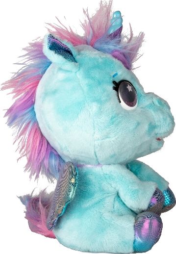 TM Toys My baby unicorn Můj interaktivní jednorožec modrý - obrázek 3