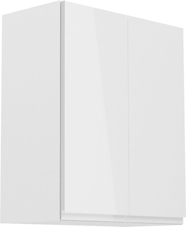 KONDELA Tempo Kondela Horní skříňka, bílá/bílý extra vysoký lesk, AURORA G602F - obrázek 1