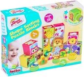 Kostky plastové 12ks - VKLÁDAČKY barevné - Teddies - obrázek 2
