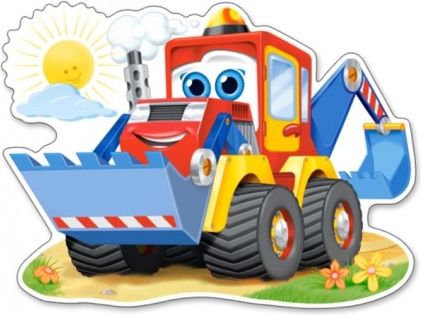 Castorland Puzzle Funny Digger - 12 dílků - obrázek 1