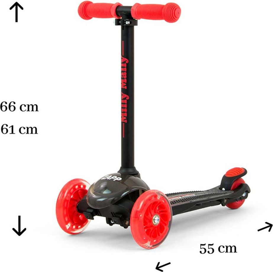 Dětská koloběžka Milly Mally Scooter Varianta: Boogie - oranžová - obrázek 14