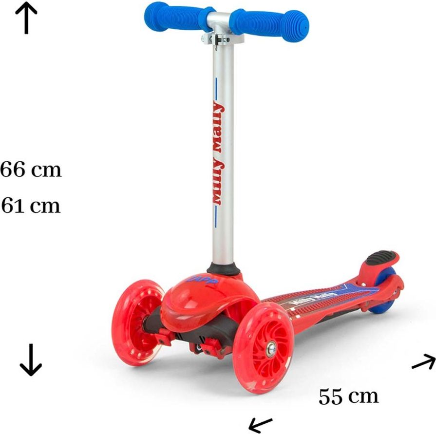 Dětská koloběžka Milly Mally Scooter Varianta: Boogie - oranžová - obrázek 45