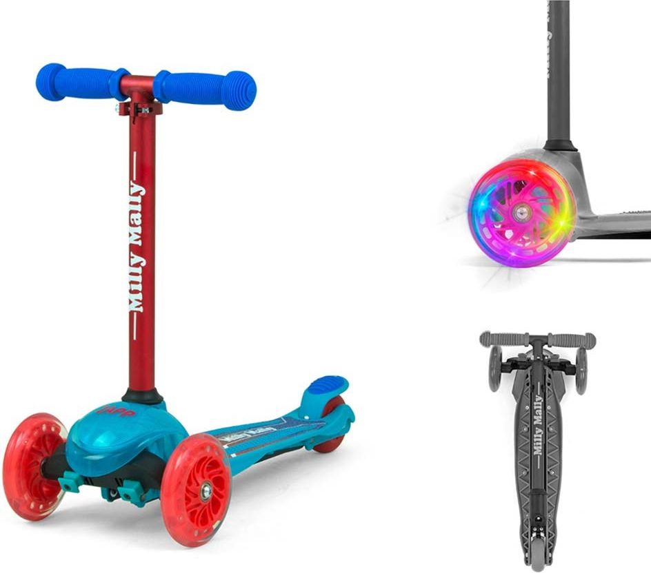 Dětská koloběžka Milly Mally Scooter Varianta: Boogie - oranžová - obrázek 50