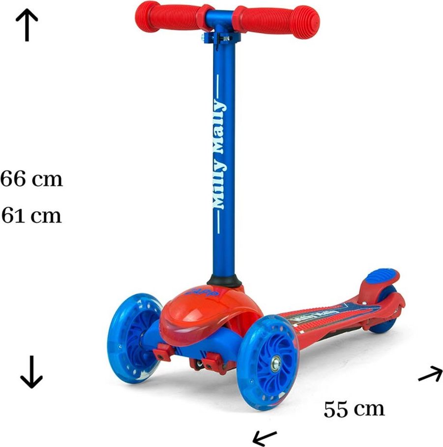 Dětská koloběžka Milly Mally Scooter Varianta: Boogie - oranžová - obrázek 66