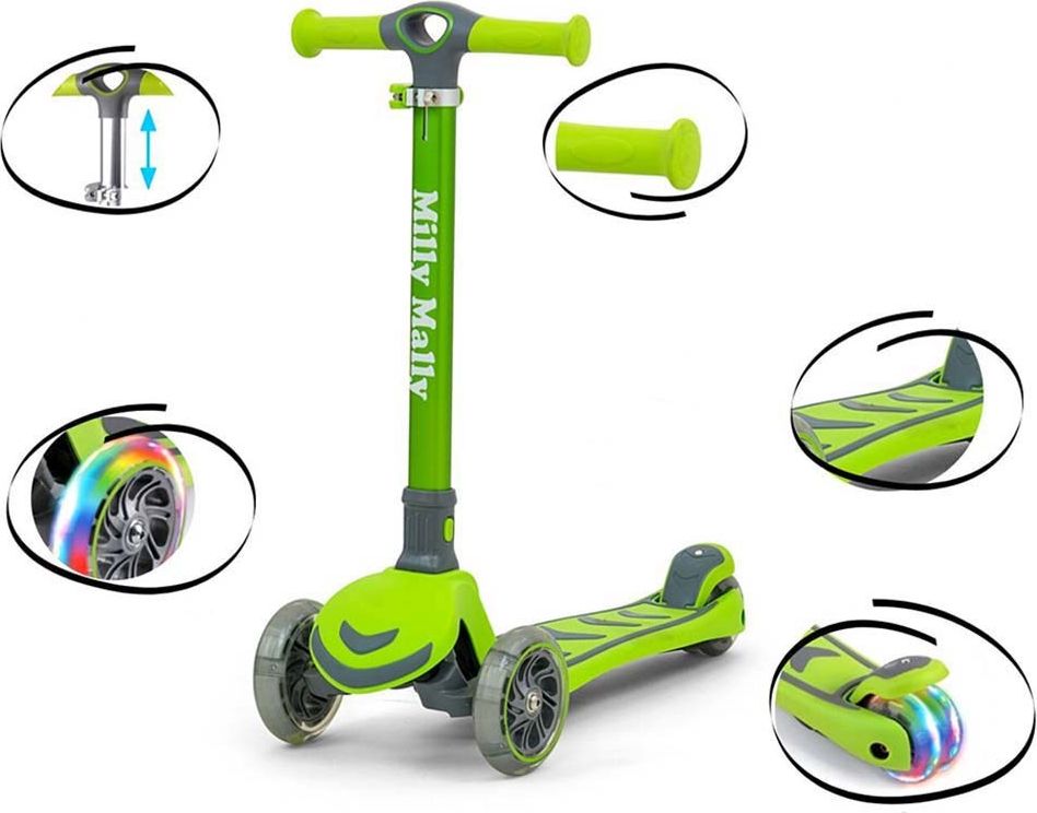 Dětská koloběžka Milly Mally Scooter Varianta: Boogie - oranžová - obrázek 105