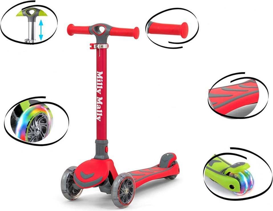 Dětská koloběžka Milly Mally Scooter Varianta: Boogie - oranžová - obrázek 128