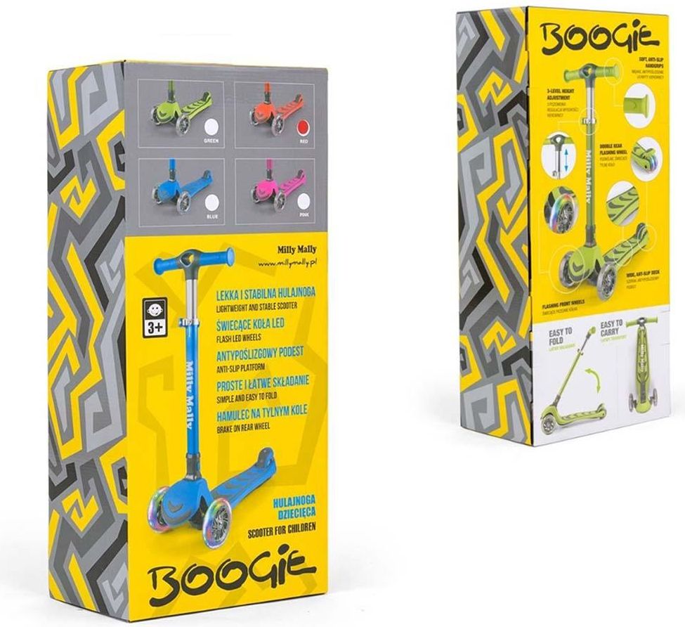 Dětská koloběžka Milly Mally Scooter Varianta: Boogie - oranžová - obrázek 141