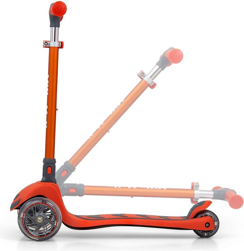 Dětská koloběžka Milly Mally Scooter Varianta: Boogie - oranžová - obrázek 158