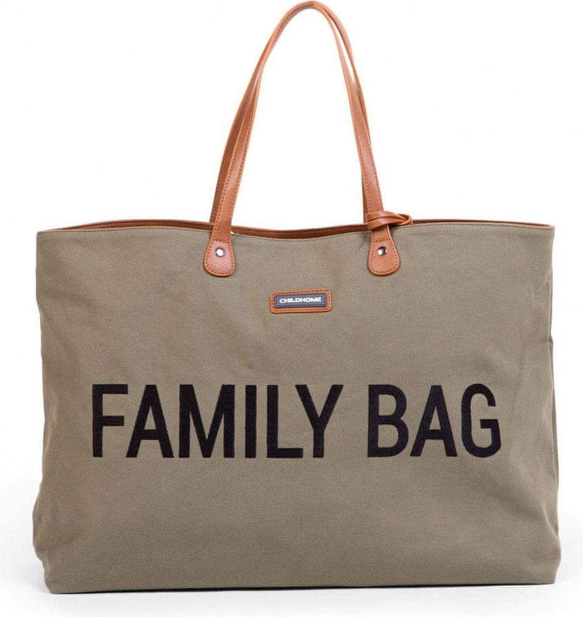 Childhome Cestovní taška Family Bag Canvas Khaki - obrázek 1