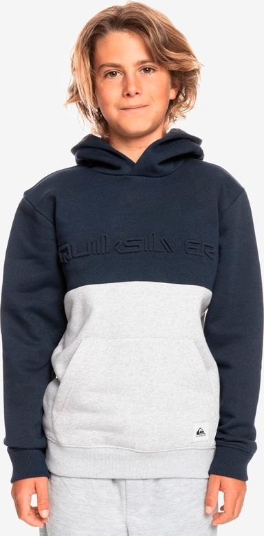 Emboss Hood Youth Mikina dětská Quiksilver | Modrá | Chlapecké | 8 - obrázek 1