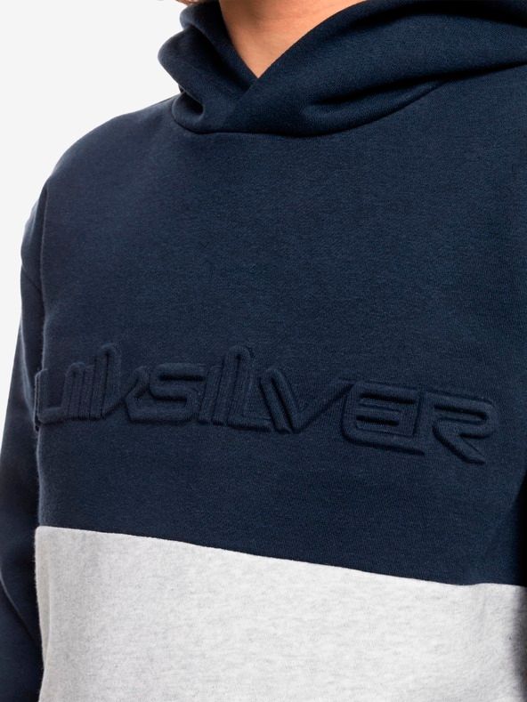Emboss Hood Youth Mikina dětská Quiksilver | Modrá | Chlapecké | 8 - obrázek 4