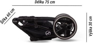Kočárek Lonex Pax trojkombinace Black balls - obrázek 4