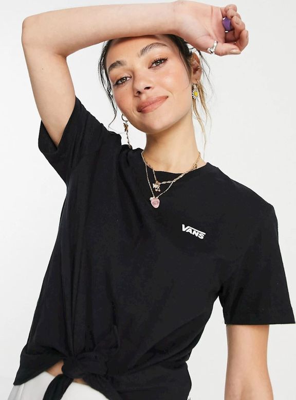 Junior V Knot Triko dětské Vans | Černá | Dívčí | S - obrázek 1