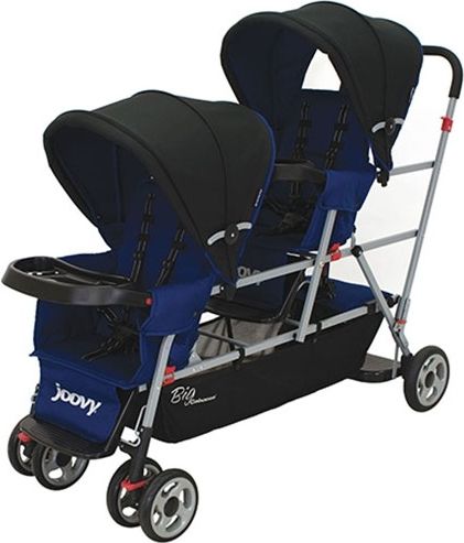 Joovy - Kočárek Big Caboose borůvkově modré - obrázek 1