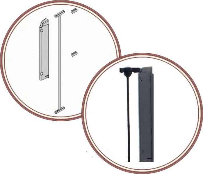 Lindam Wall Fixing Kit, Grey - obrázek 2