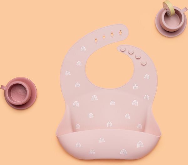 PETITE&MARS Bryndák silikonový Sam Pink Rainbow - obrázek 2
