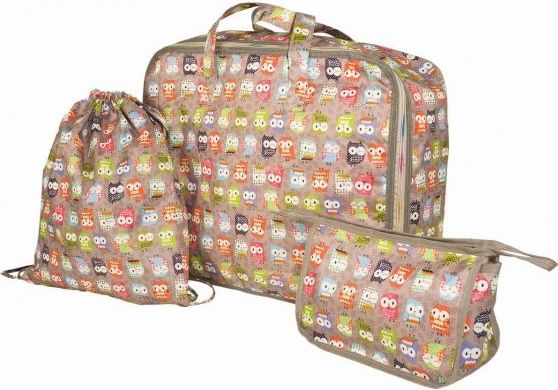 My Bags - Cestovní set 3 v 1 se sovičkami - obrázek 1