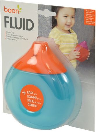 Boon - FLUID - Anatomický netekoucí hrneček - oranžovo-modrý - obrázek 3
