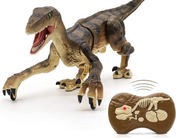RCobchod RC dinosaurus VELOCIRAPTOR II. - hnědý - obrázek 3