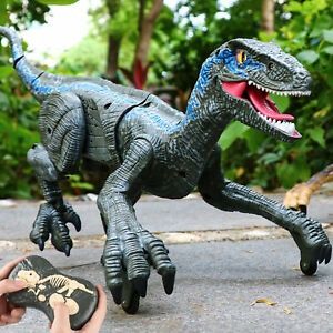 RCobchod RC dinosaurus VELOCIRAPTOR II. - šedý - obrázek 1