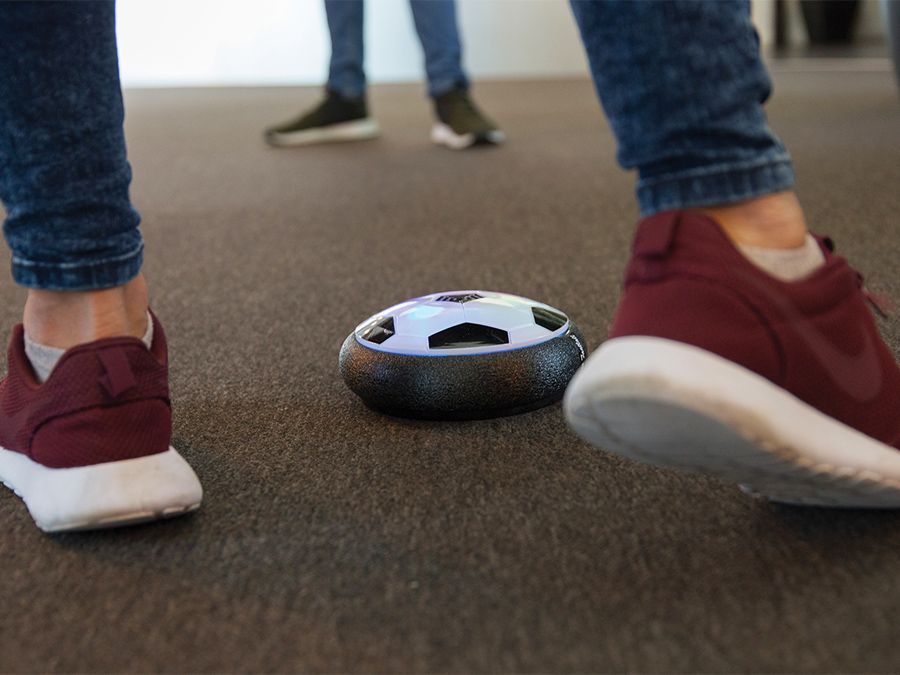 TechM Pozemní míč Hover Ball - Černý - obrázek 2