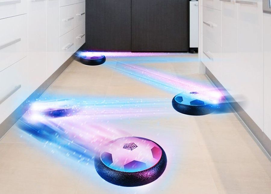 TechM Pozemní míč Hover Ball - Černý - obrázek 3