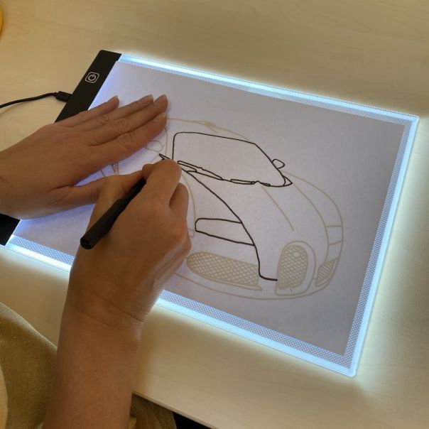 Svítící LED deska na obkreslování A4 - obrázek 7