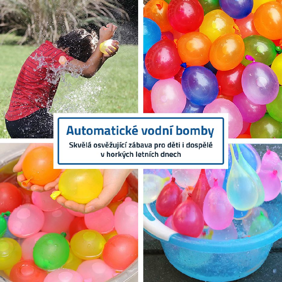 Balónkové vodní bomby 37ks - obrázek 2