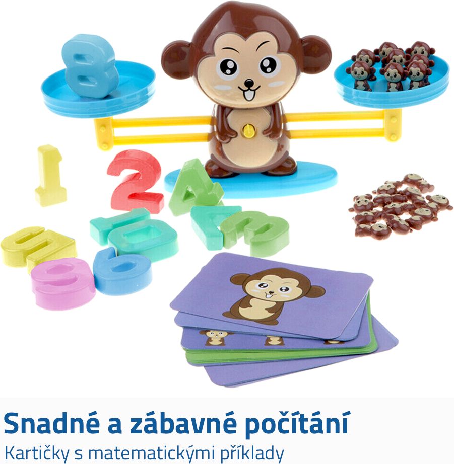 Vzdělávací opička - Opičí váha s čísly - obrázek 7
