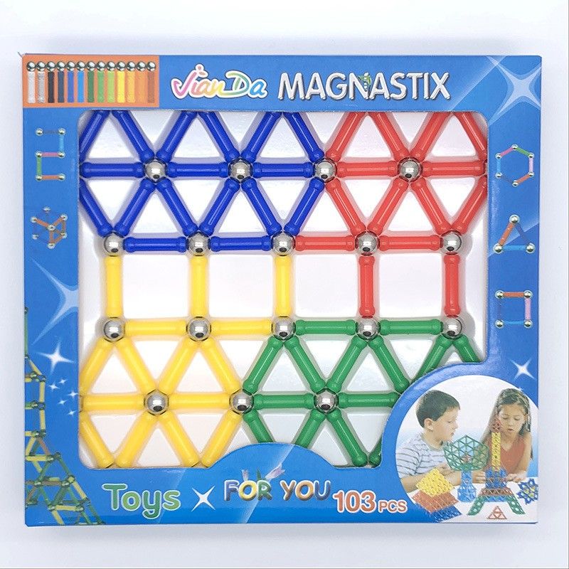 Magnetická stavebnice - 103 dílů - obrázek 11