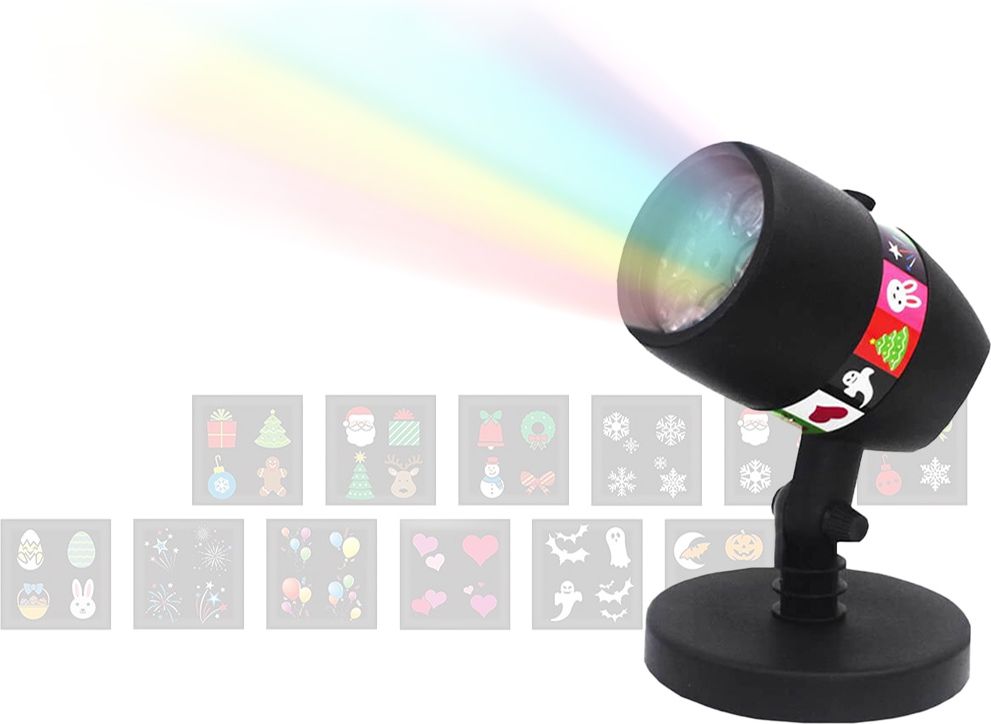 LED projektor s 12ti vyměnitelnými motivy - obrázek 4