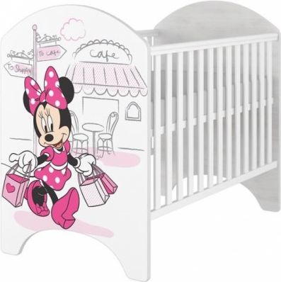 BabyBoo Dětská postýlka Disney Minnie/Shopping, 120x60cm - obrázek 1