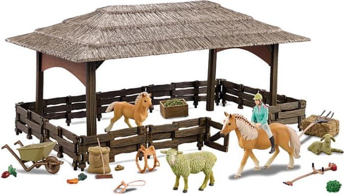 Rappa Farma exkluzivní s koněm hříbětem a příslušenstvím - obrázek 1
