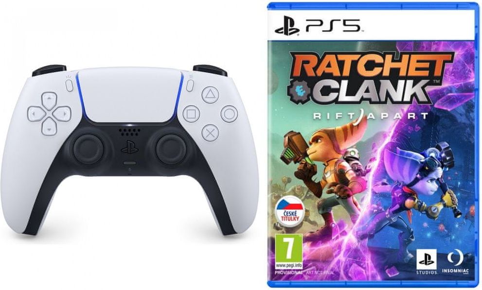 Sony PlayStation 5 Dual Sense + Ratchet and Clank: Rift Apart - obrázek 1