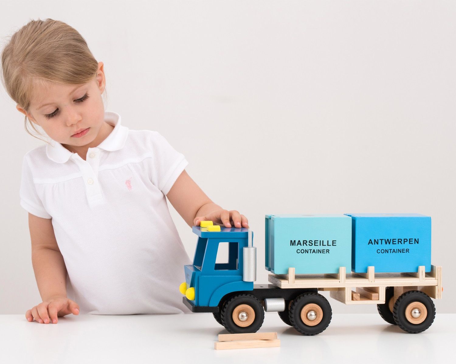 New Classic Toys nákladní auto se 2 kontejnery - obrázek 2