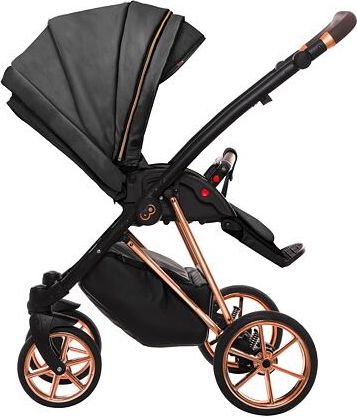 Kočárek Baby Active Musse Royal dvojkombinace Rose Gold/Onyx - obrázek 2