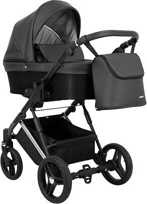 Kočárek Kunert Lazzio Eco Premium trojkombinace stříbrný rám černý - obrázek 2
