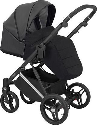 Kočárek Kunert Lazzio Eco Premium trojkombinace stříbrný rám černý - obrázek 4