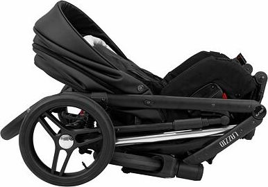 Kočárek Kunert Lazzio Eco Premium dvojkombinace stříbrný rám černý - obrázek 21