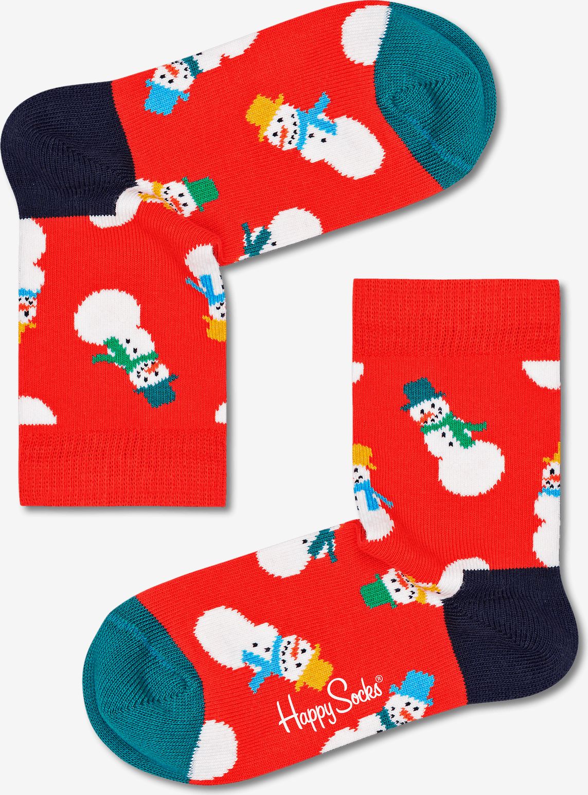 Sada tří párů černých, modrých a červených ponožek s vánočním motivem Happy Socks   - 27-30 - obrázek 5