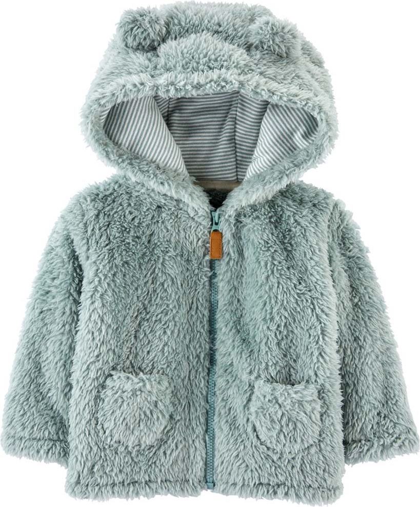 CARTER'S Kabátek na zip s kapucí Mint Ears neutrál NB - obrázek 1