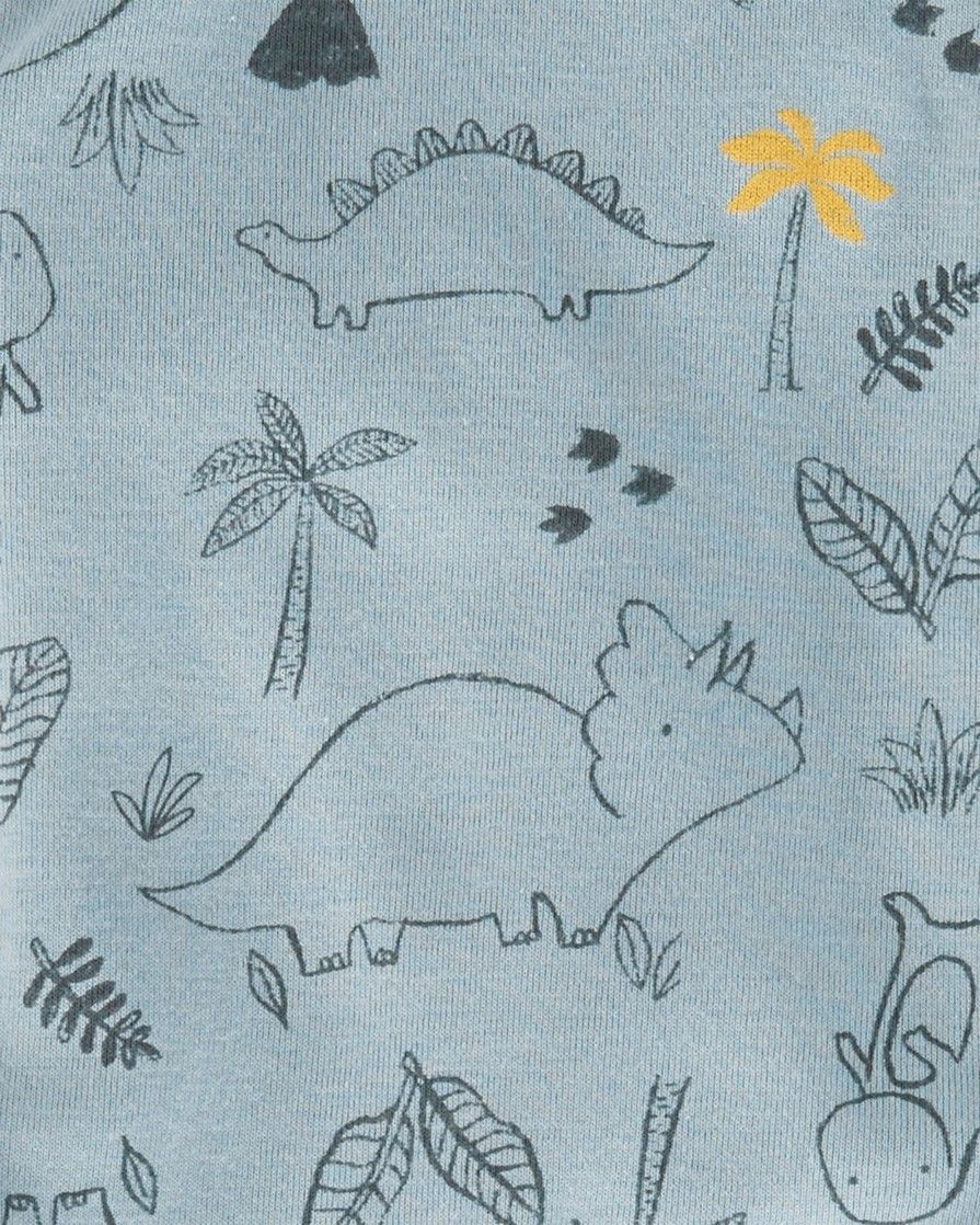 CARTER'S Overal na zip Sleep&Plays Blue Dino chlapec LBB 2ks PRE, vel. 46 - obrázek 2